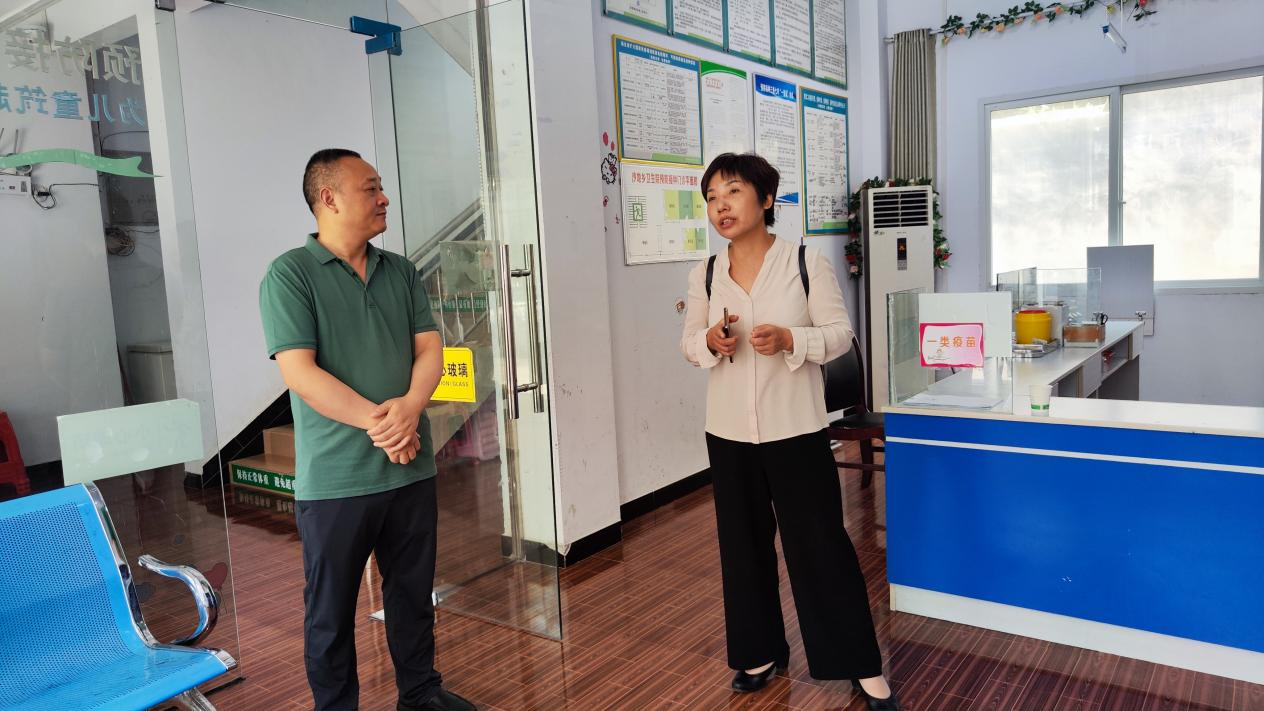 沙地鄉(xiāng)衛(wèi)生院接種門診實地調研